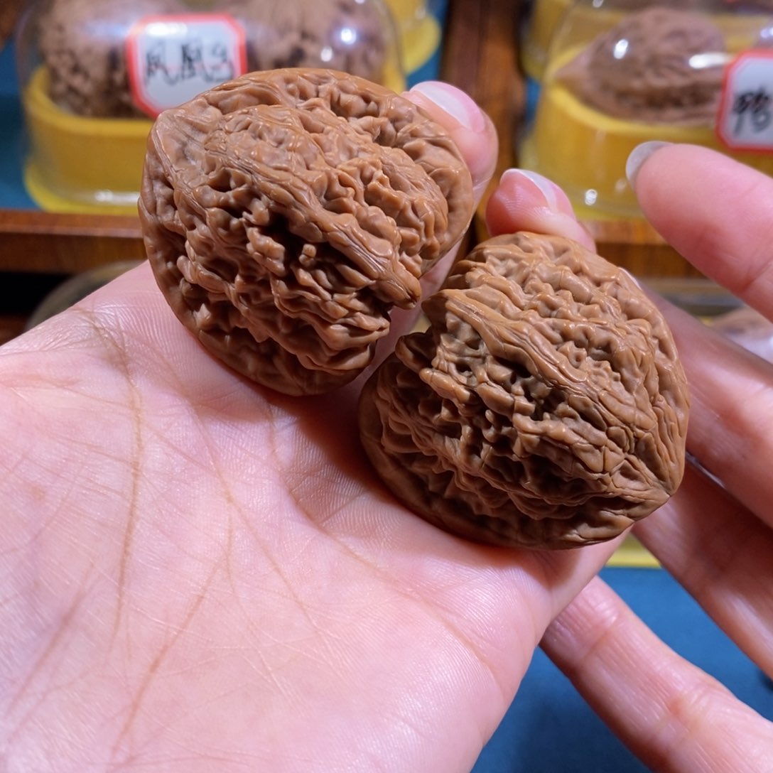 吊坠文玩核桃虎头王
