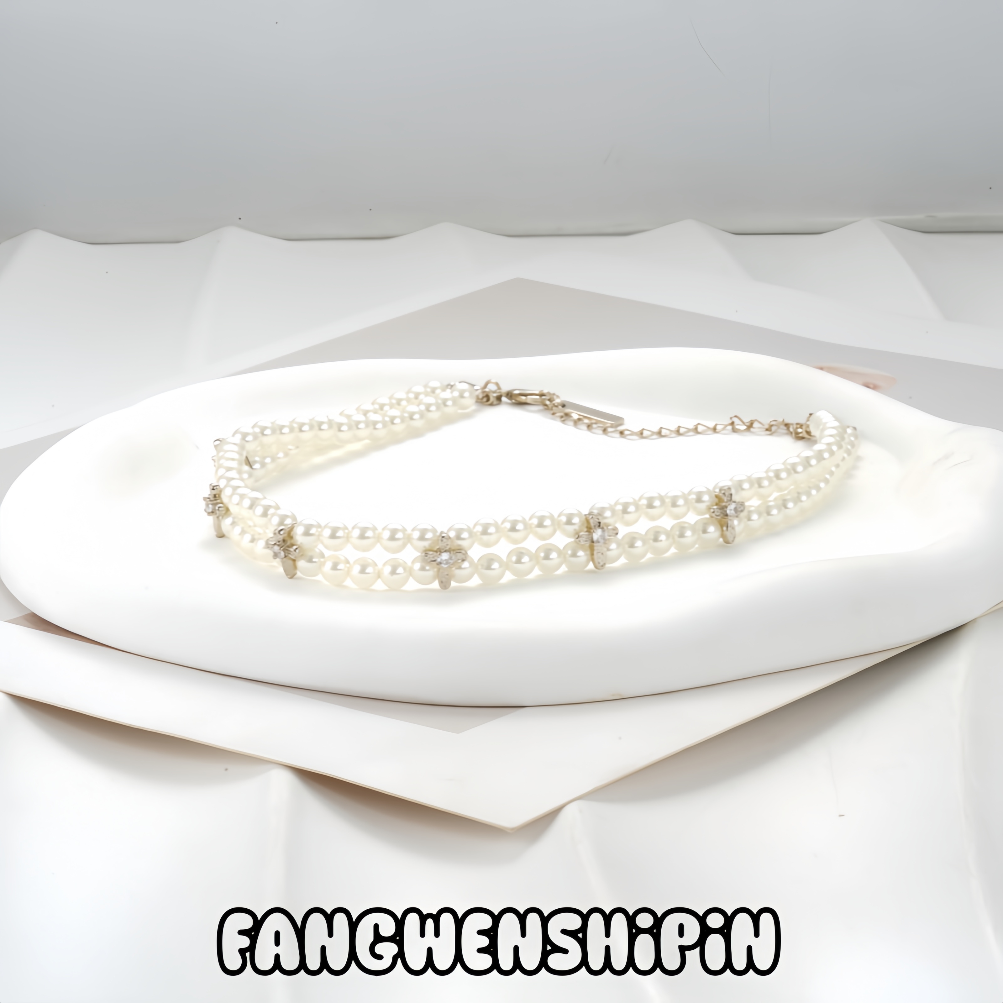 铜合金仿珍珠项链 项链5230（链长40+10cm）