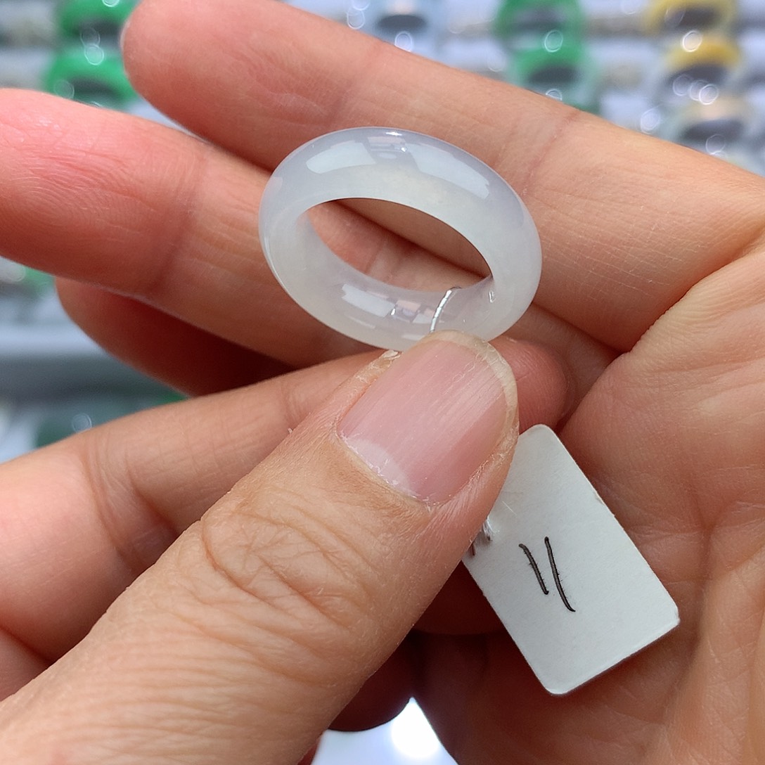 翡翠戒指未镶嵌11号