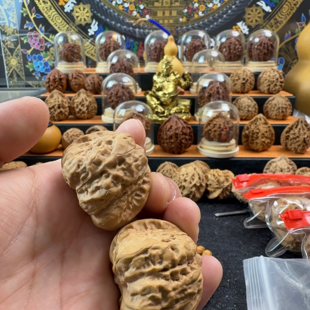 猴头核桃把件文玩核桃 蛤蟆头核桃