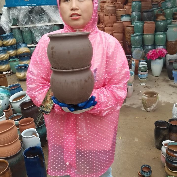 口18高16瑕疵两个盆子