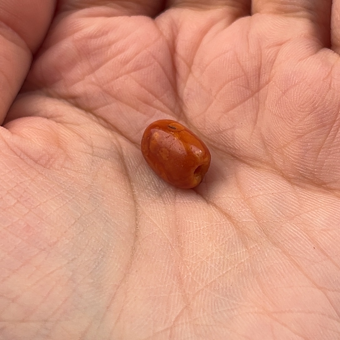 曼***曼蜜蜡颈饰未镶嵌老蜜蜡
