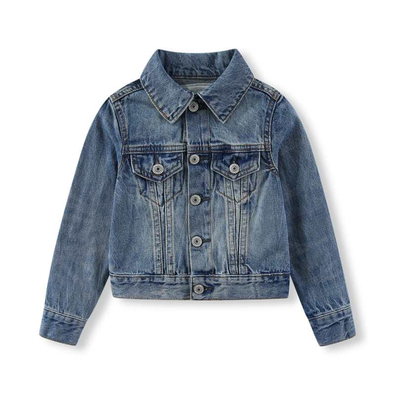 100男女童春秋牛仔外套  中大童外套