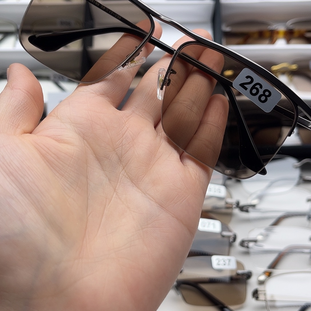 天然水晶石头眼镜