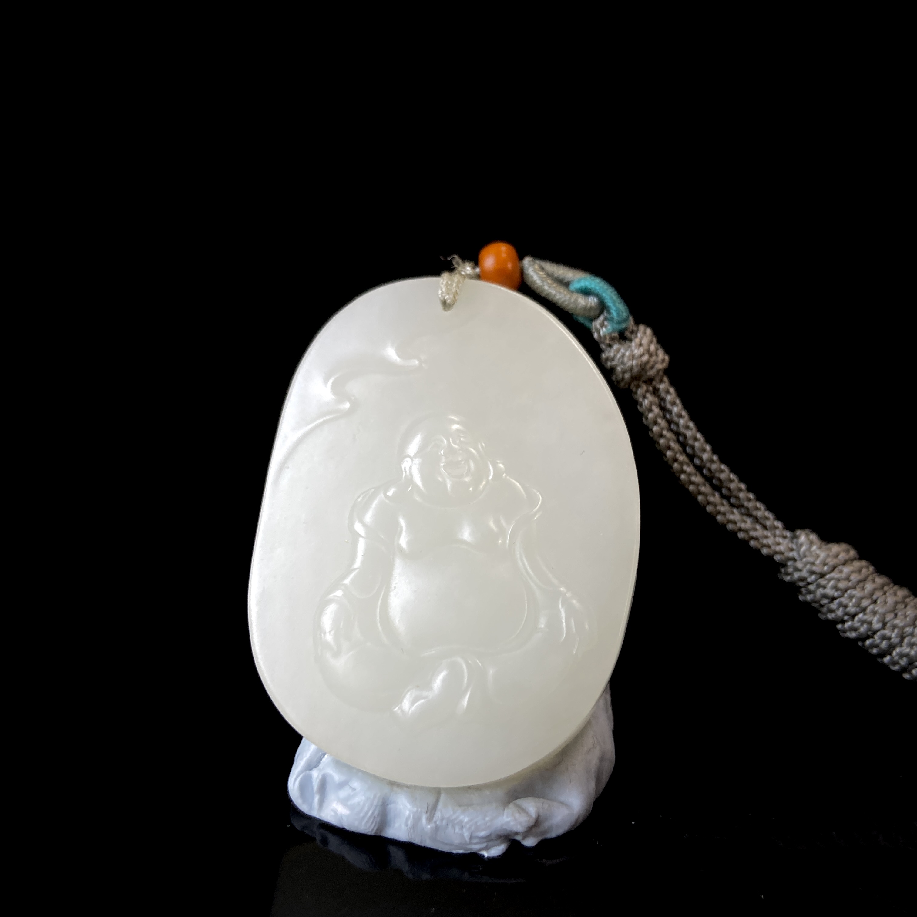 GY0074和田玉佛公吊坠