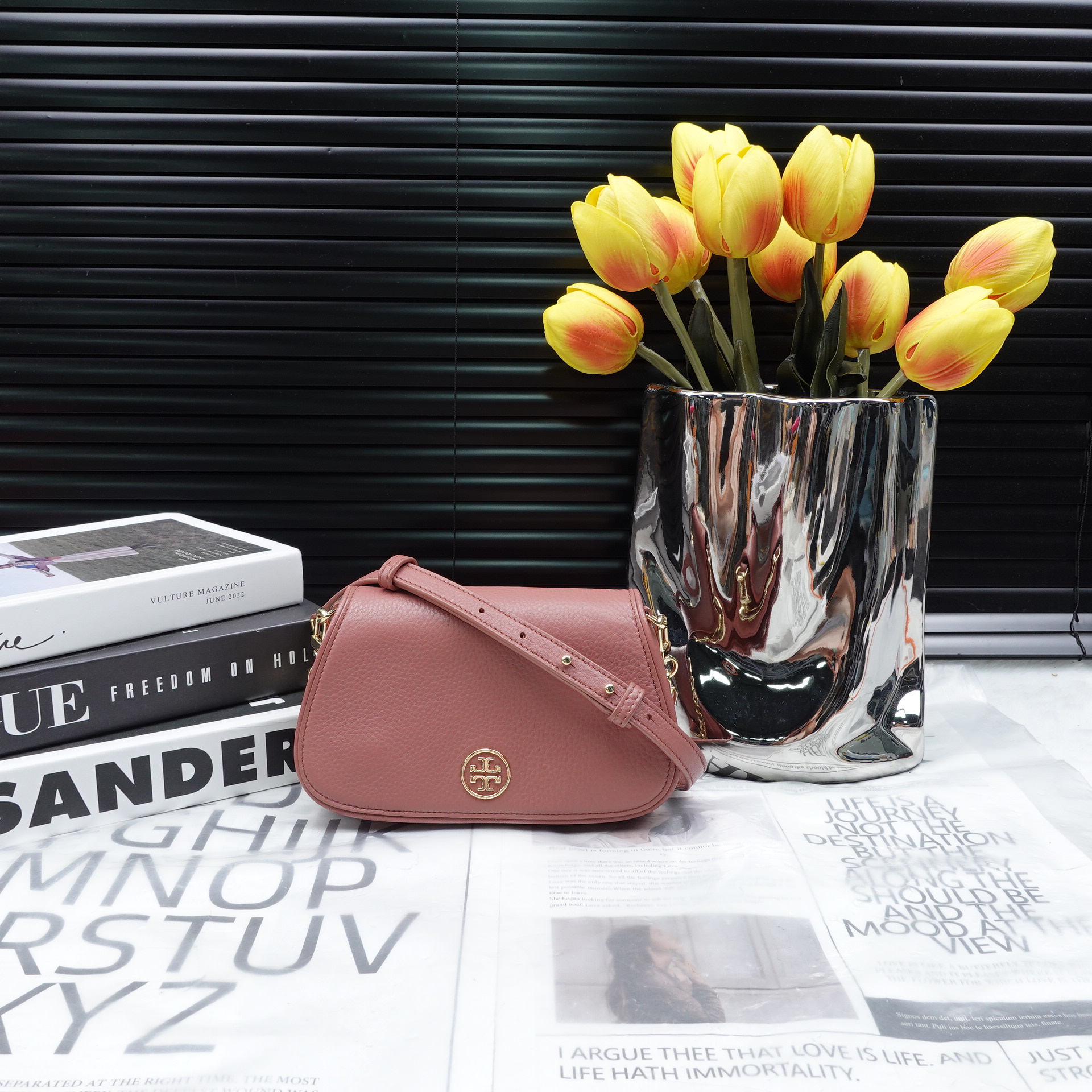 95新 TORY BURCH/汤丽柏琦 单肩包/T_ZY0000  T10245716