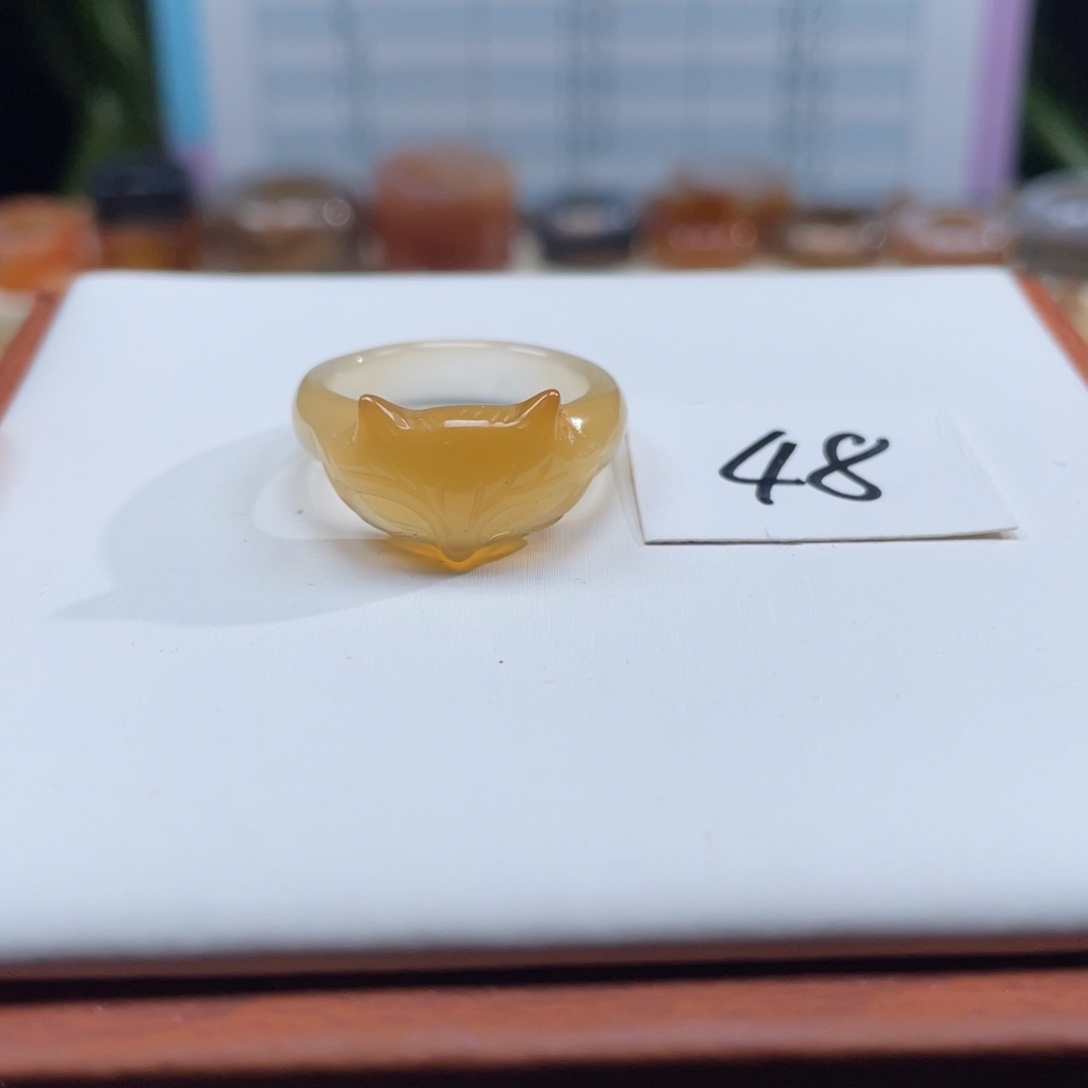 玛瑙/玉髓未镶嵌戒指Z18港17