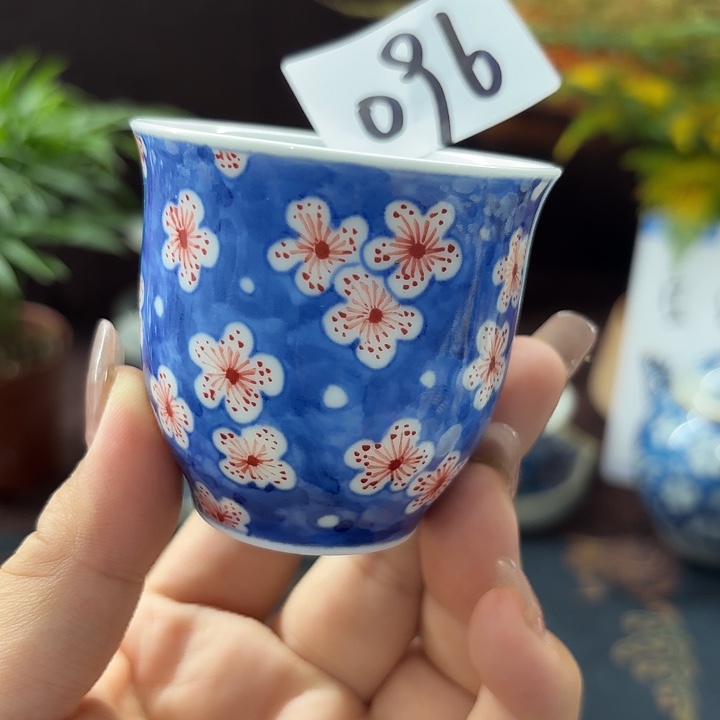 杯子影青·器度景德镇手工手绘茶杯096