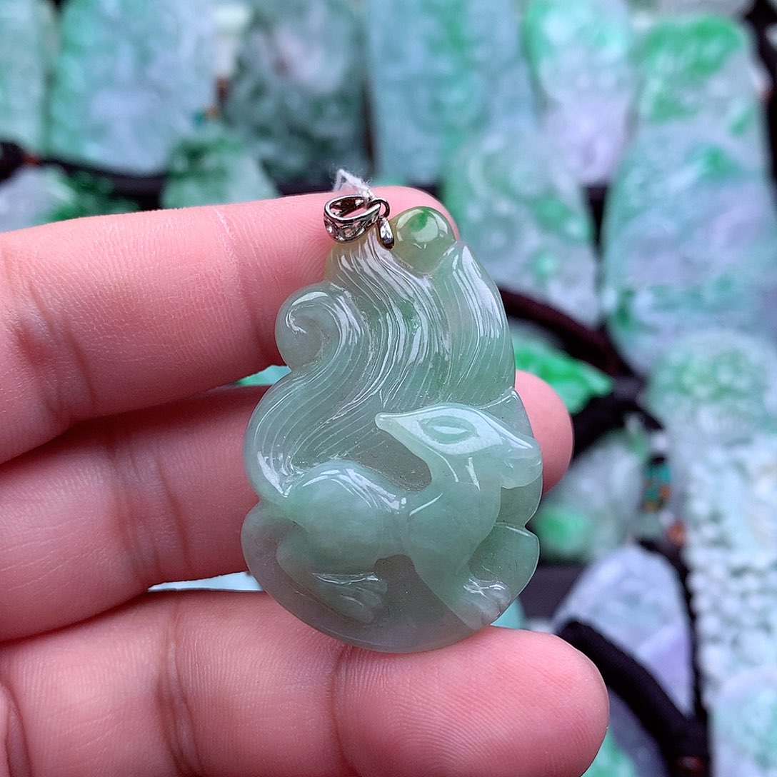 翡翠吊坠(不含链)未镶嵌