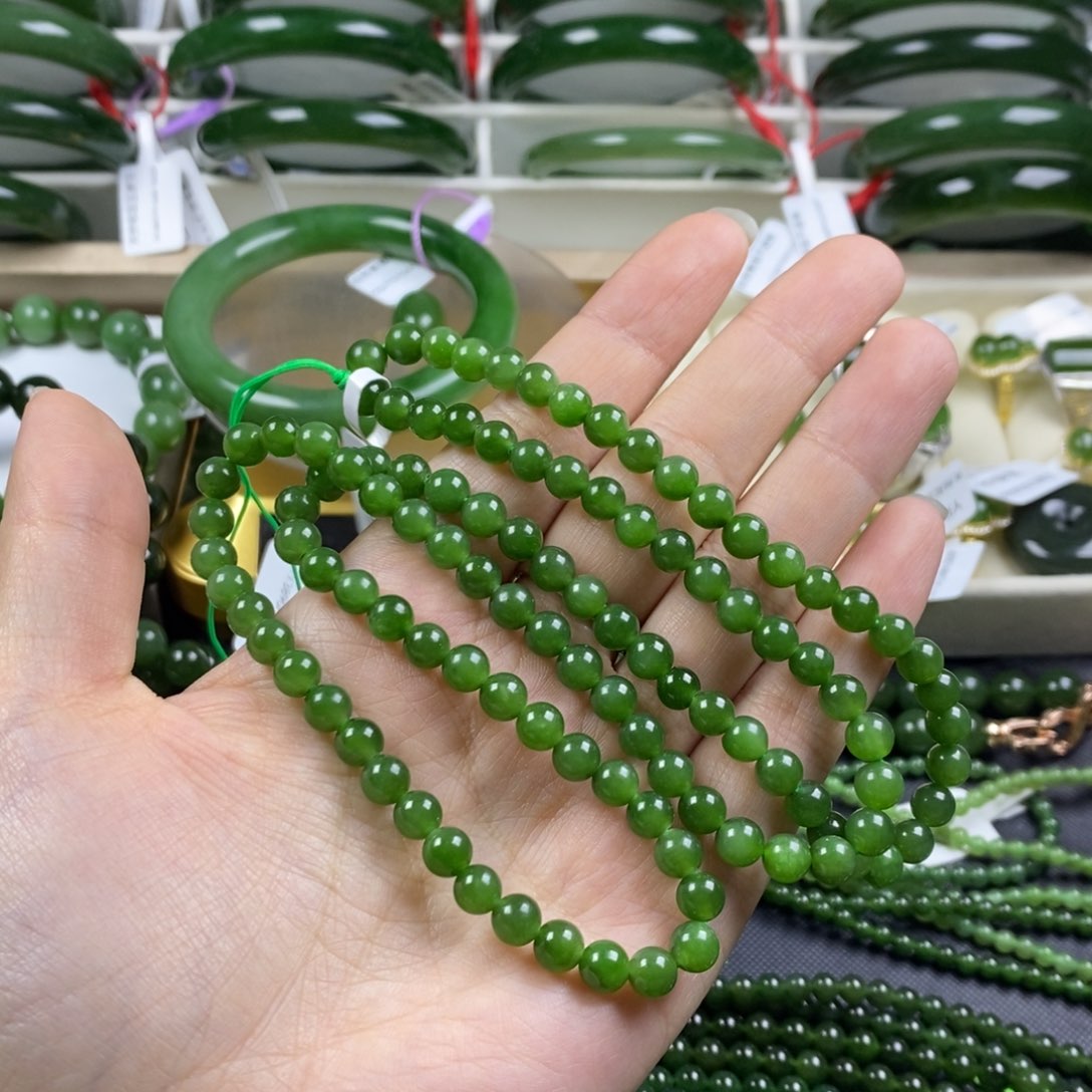 和田玉（碧玉）颈饰未镶嵌6m