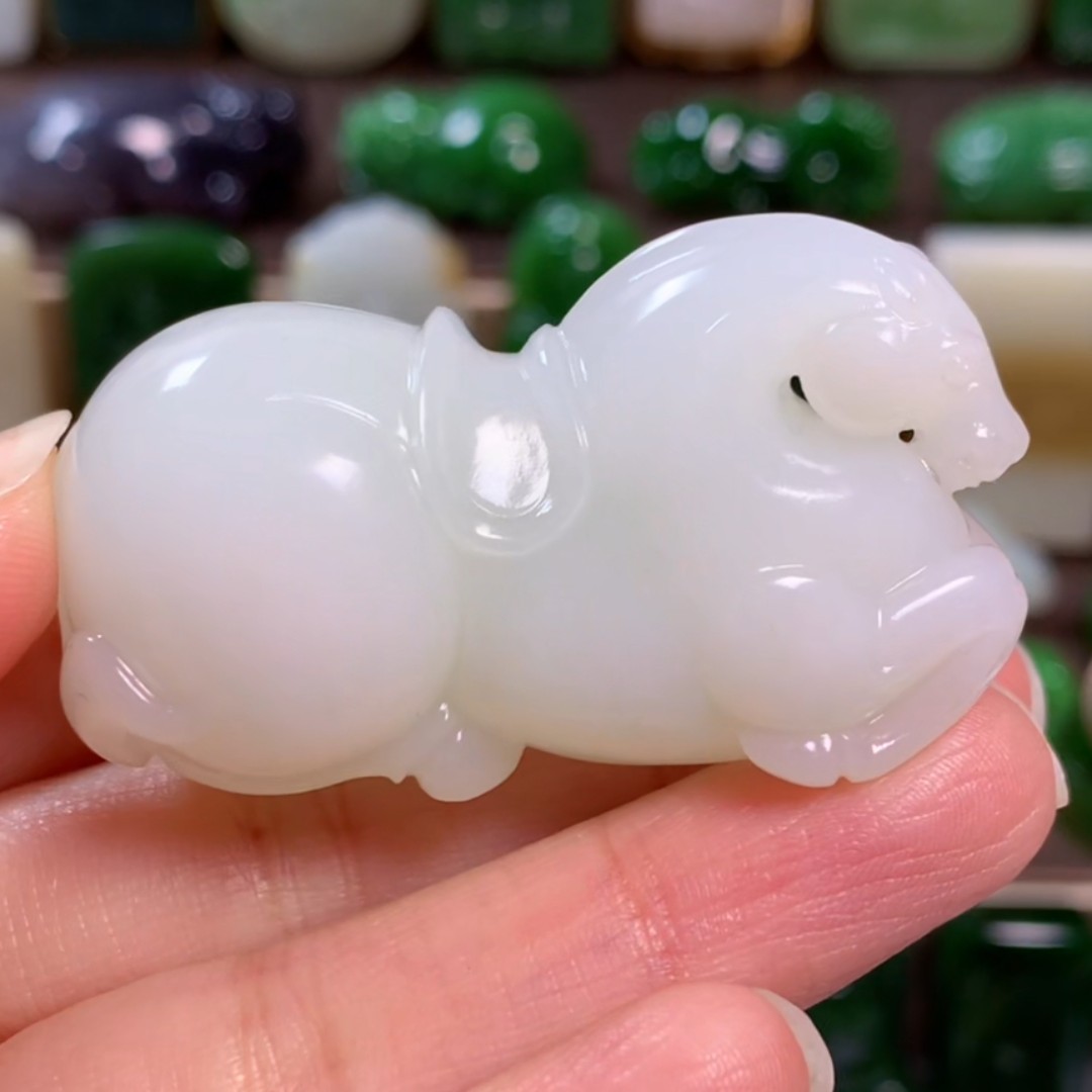 和田玉把件未镶嵌