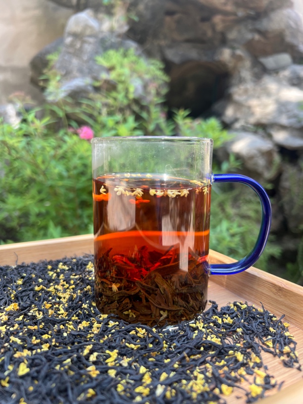 2024新茶 桂花九曲红梅 桂花红茶 杭州桂花红茶 100克