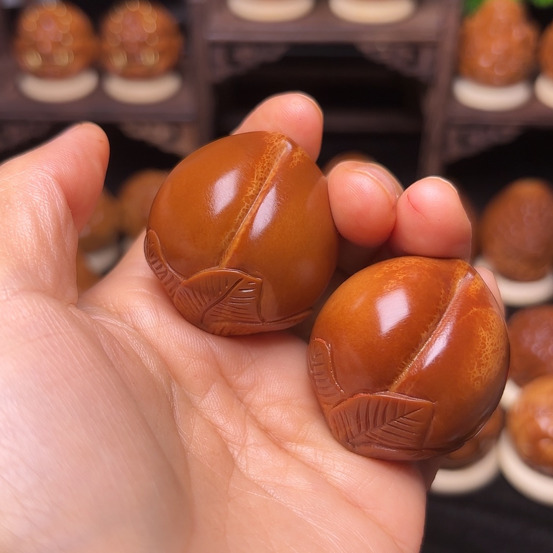 橄榄核手串/手链寿桃3.5