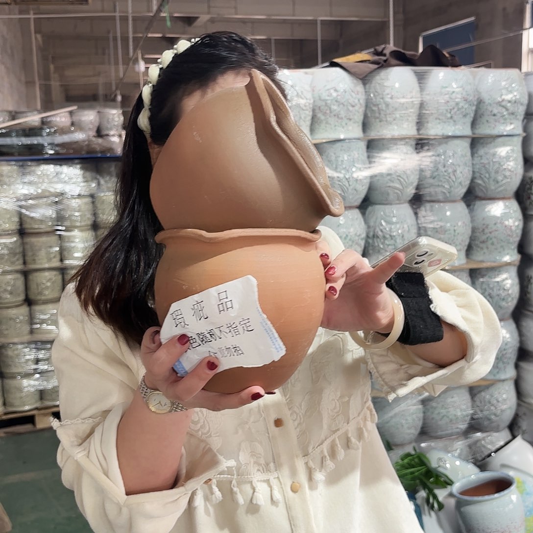 瑕疵两个无孔15/15紫砂