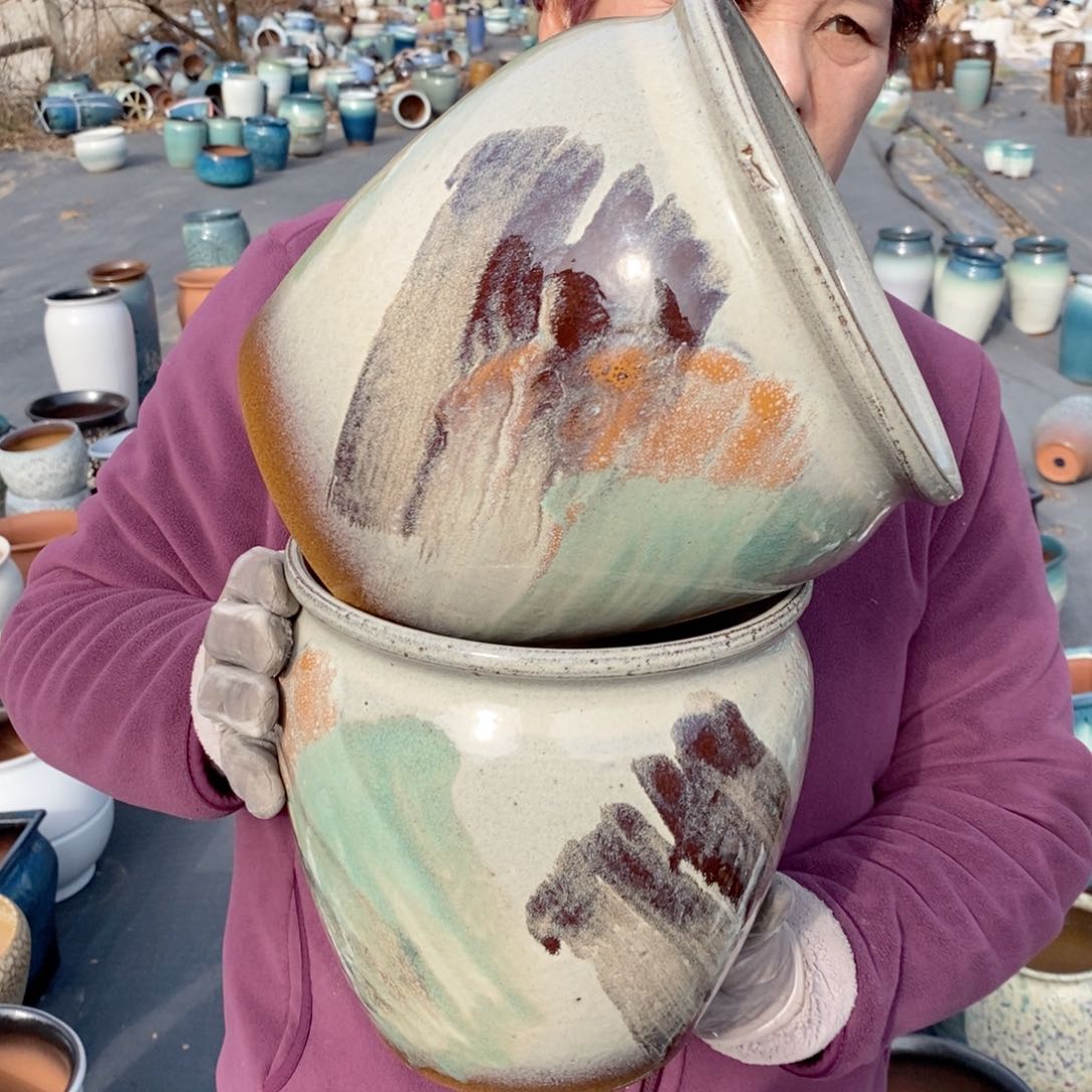 红陶口20高20～～～