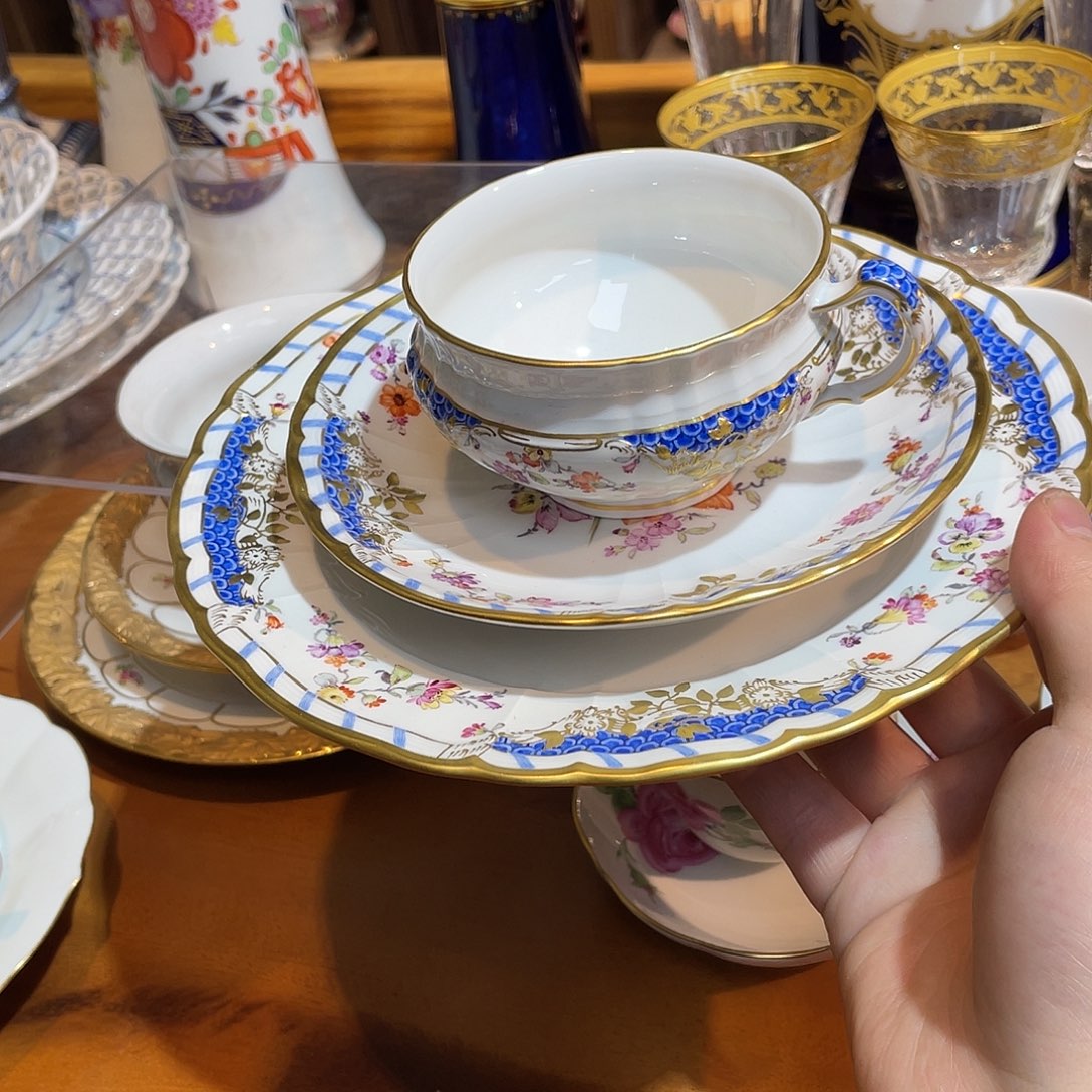 瓷片中古kpm城市宫殿