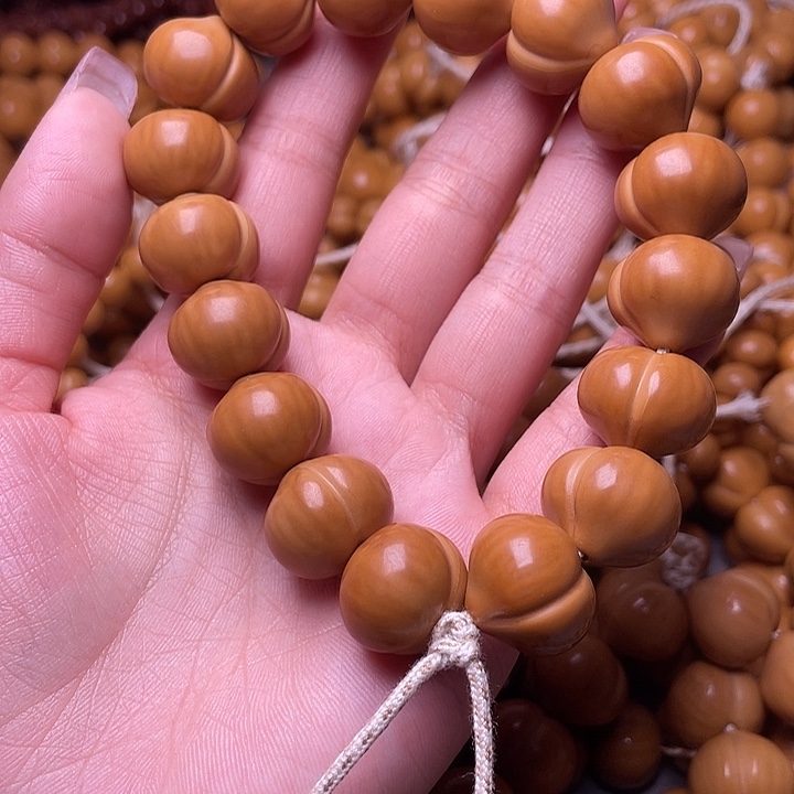 木***星手串猴头核桃17尺寸镜面柯基屁桃手持全品无暇