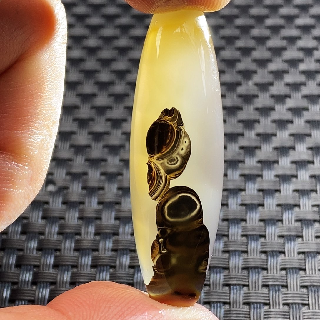 玛瑙/玉髓未镶嵌吊坠(不含链)107