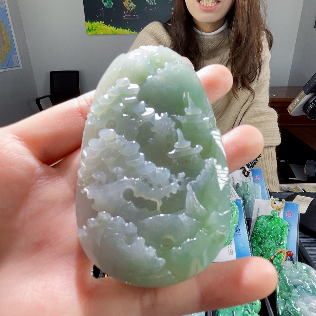 颈饰未镶嵌翡翠翡翠