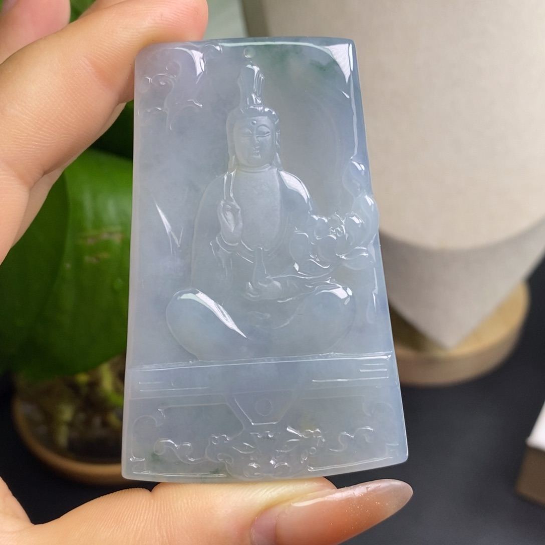 翡翠未镶嵌颈饰缅甸天然A货翡翠
