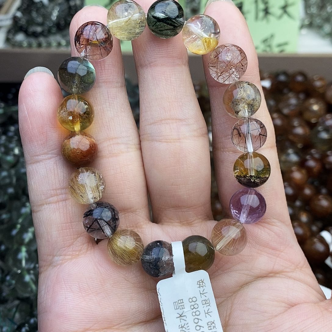 未镶嵌手链水晶叫***行卡10