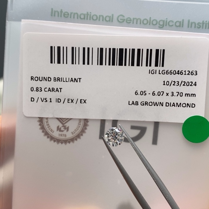 实验室培育钻石裸石未镶嵌