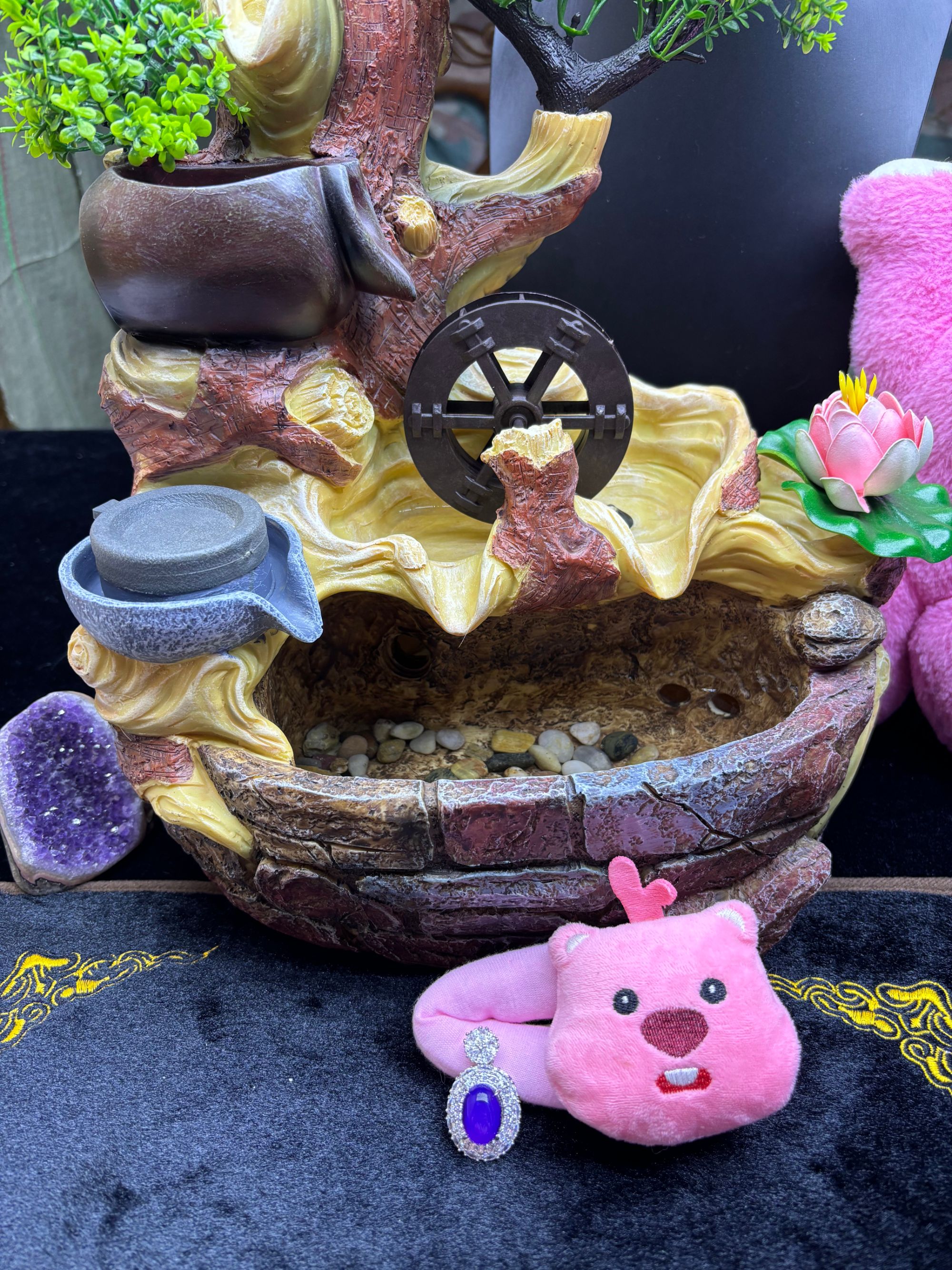 【2026元旦大促商家】时尚百搭紫蛋面吊坠