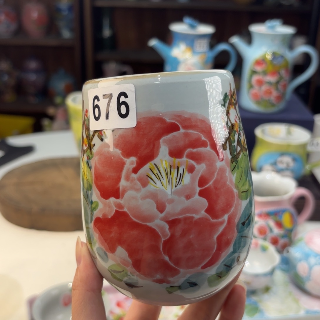 景德镇手绘高温釉下彩陶瓷茶具