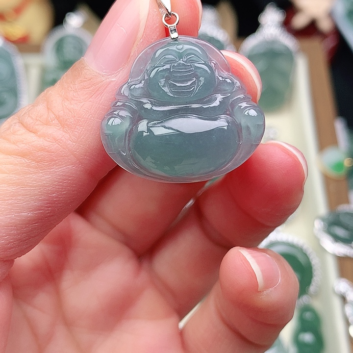 颈饰未镶嵌翡翠吊坠