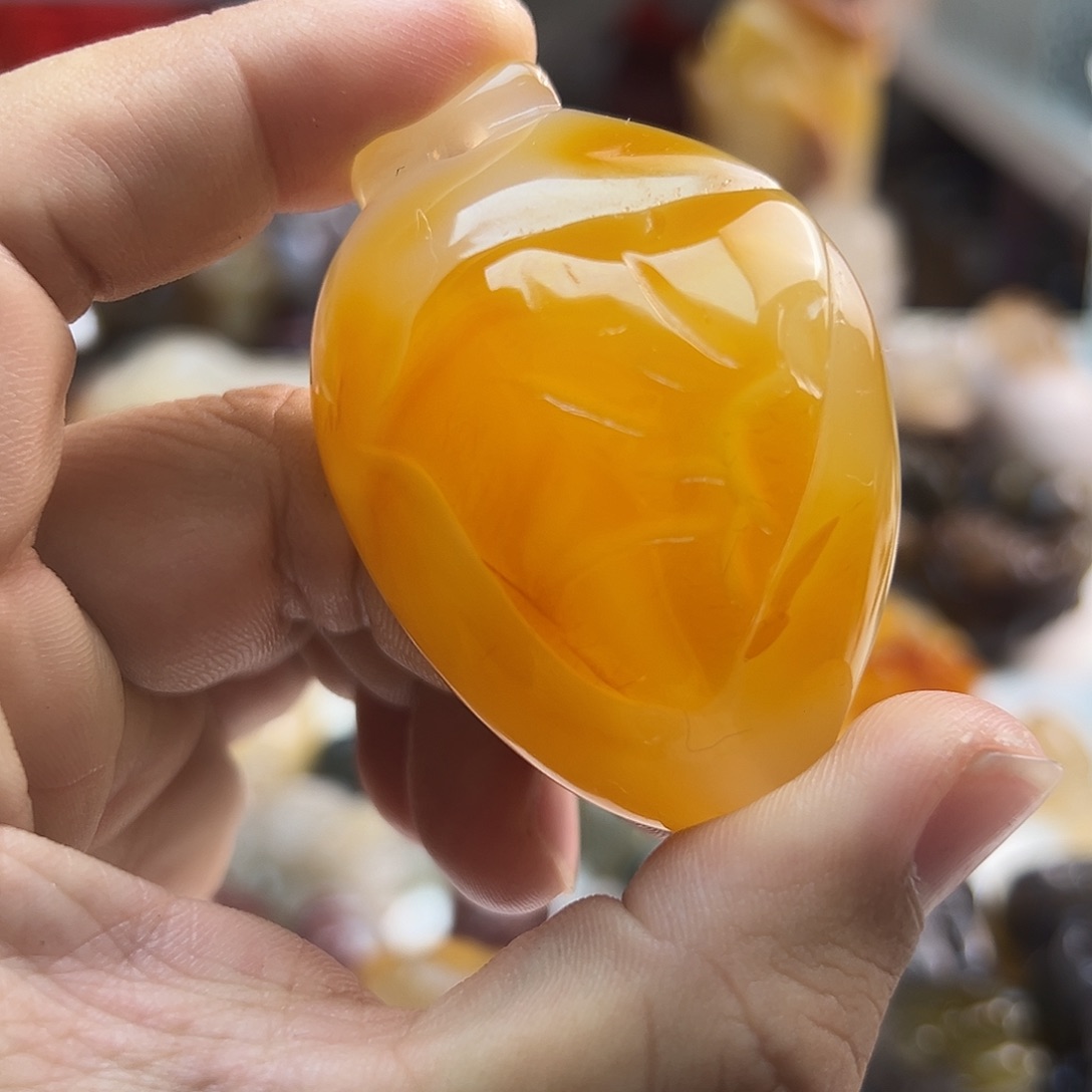 玛瑙/玉髓未镶嵌吊坠(不含链)