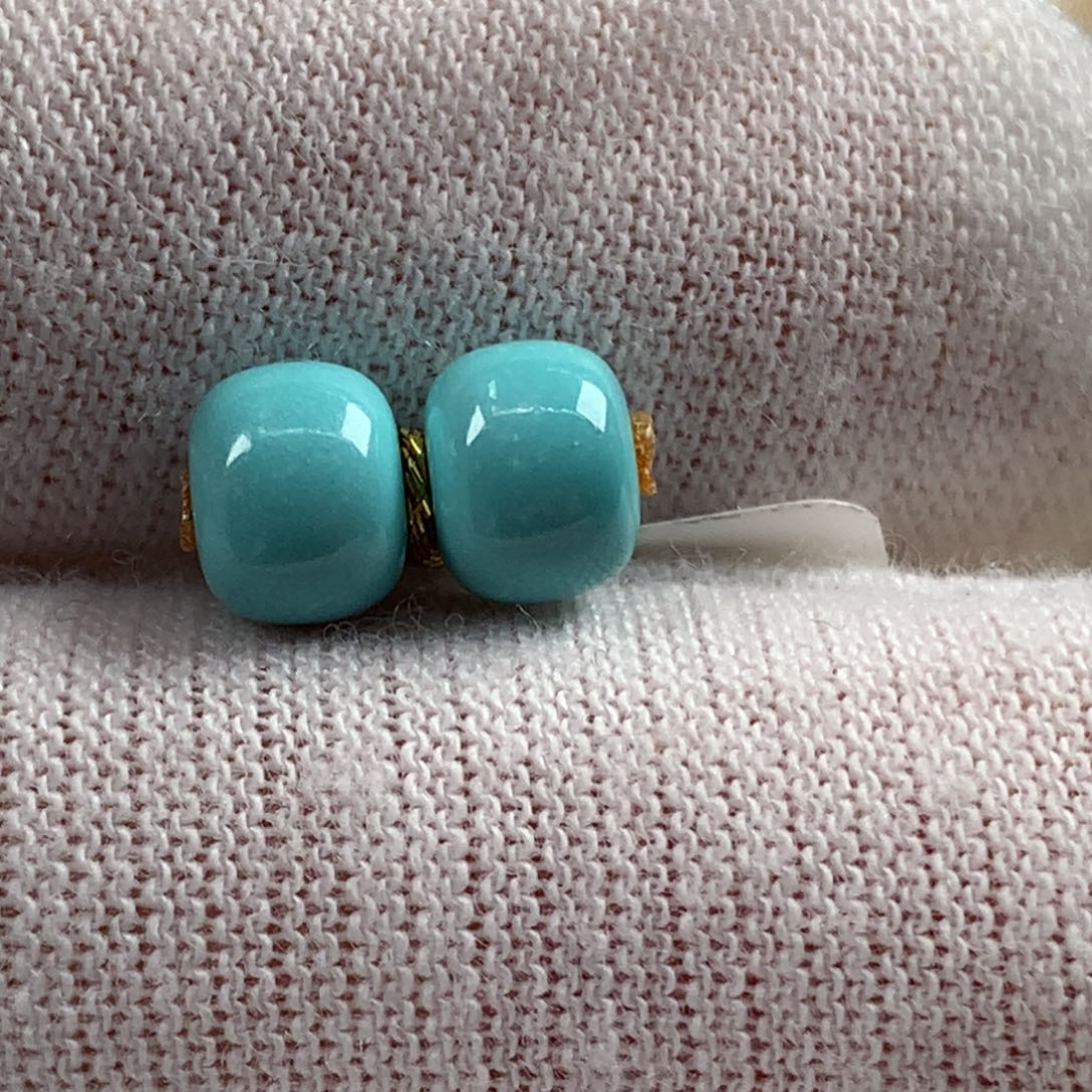 绿松石未镶嵌珠宝奇石6*4.6mm