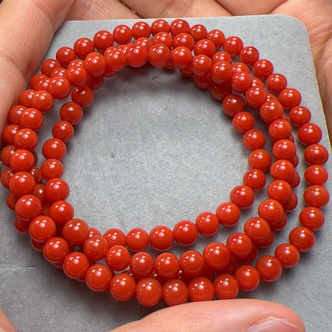 南红玛瑙珠子未镶嵌