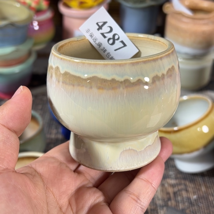 口6 手工花盆满30包邮