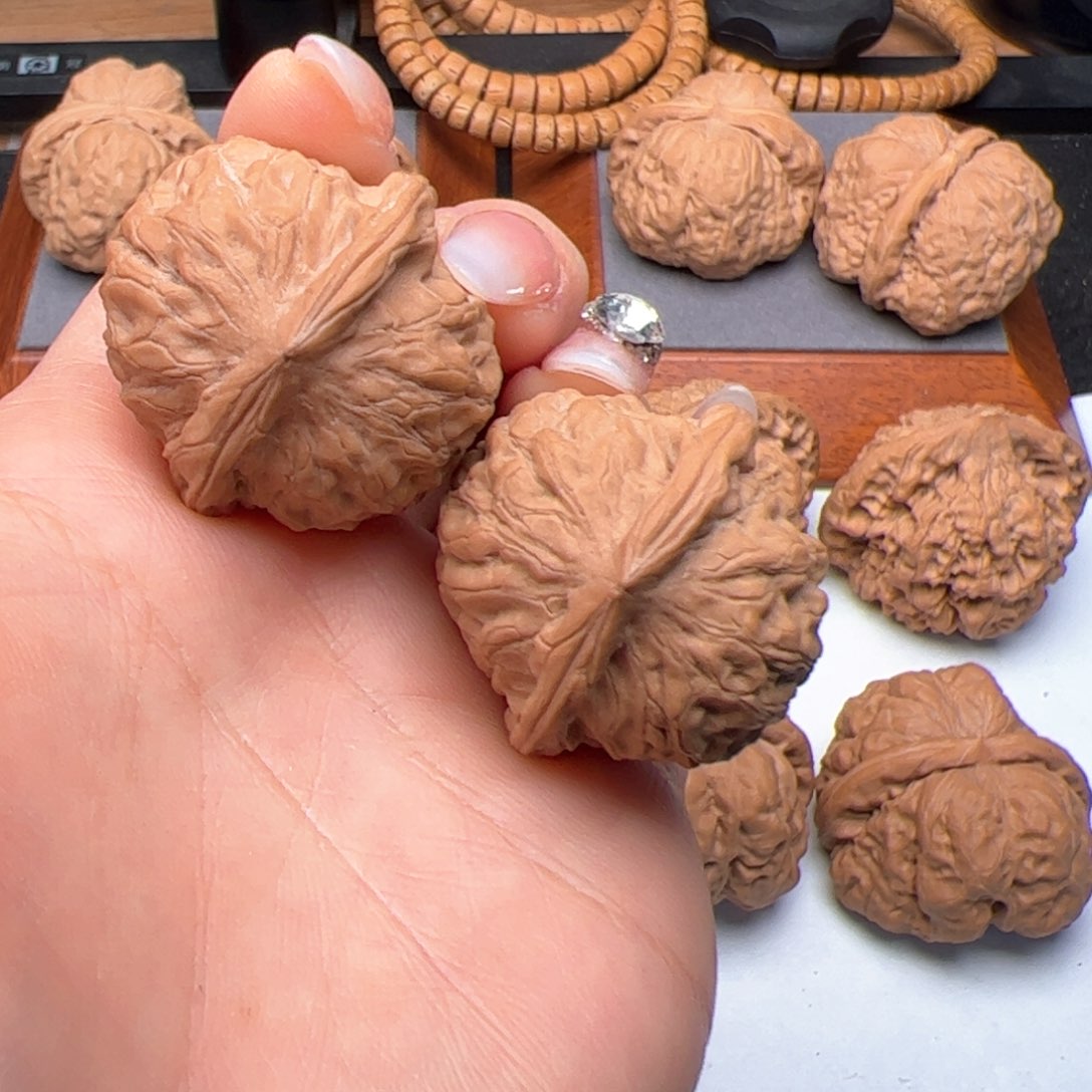 文玩核桃把件石门元宝32丽