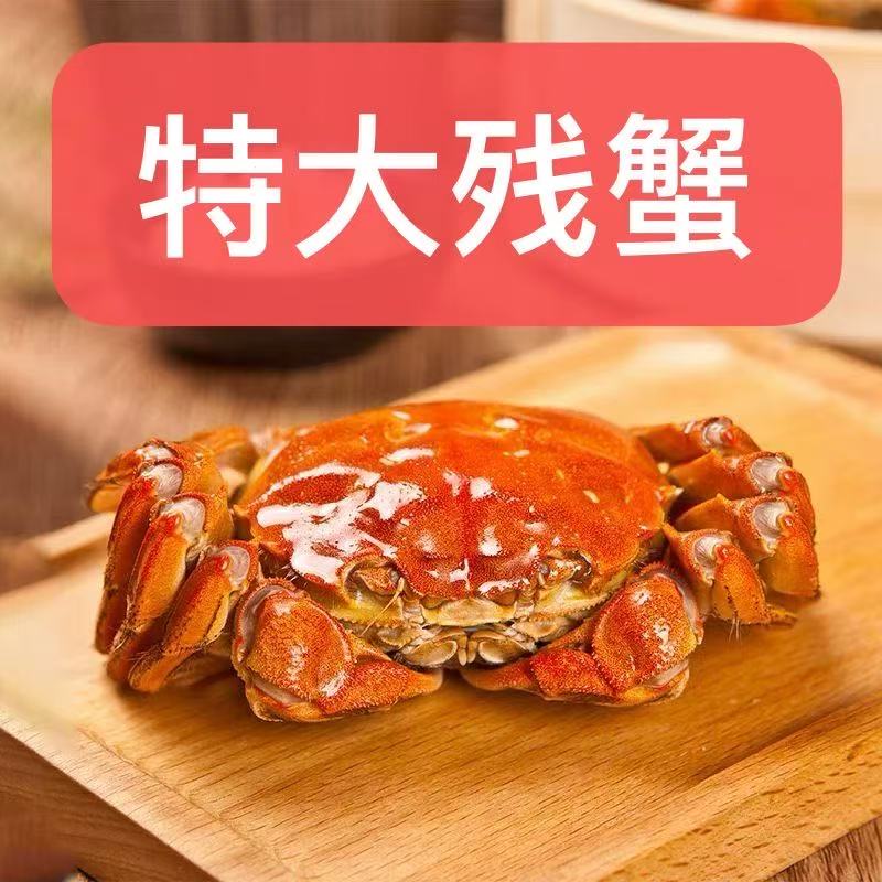 【活蟹】江苏大闸蟹全母净重3斤平均3两左右8-10只京东冷链包邮