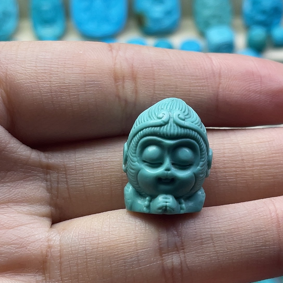 绿松石未镶嵌颈饰