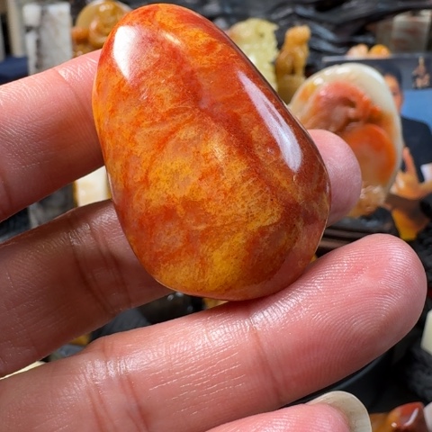 清***月寿山石寿山鲎箕冻