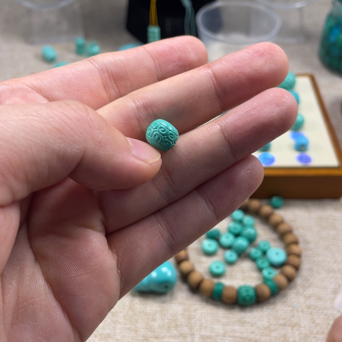 原生态湖北矿小配饰，直径9