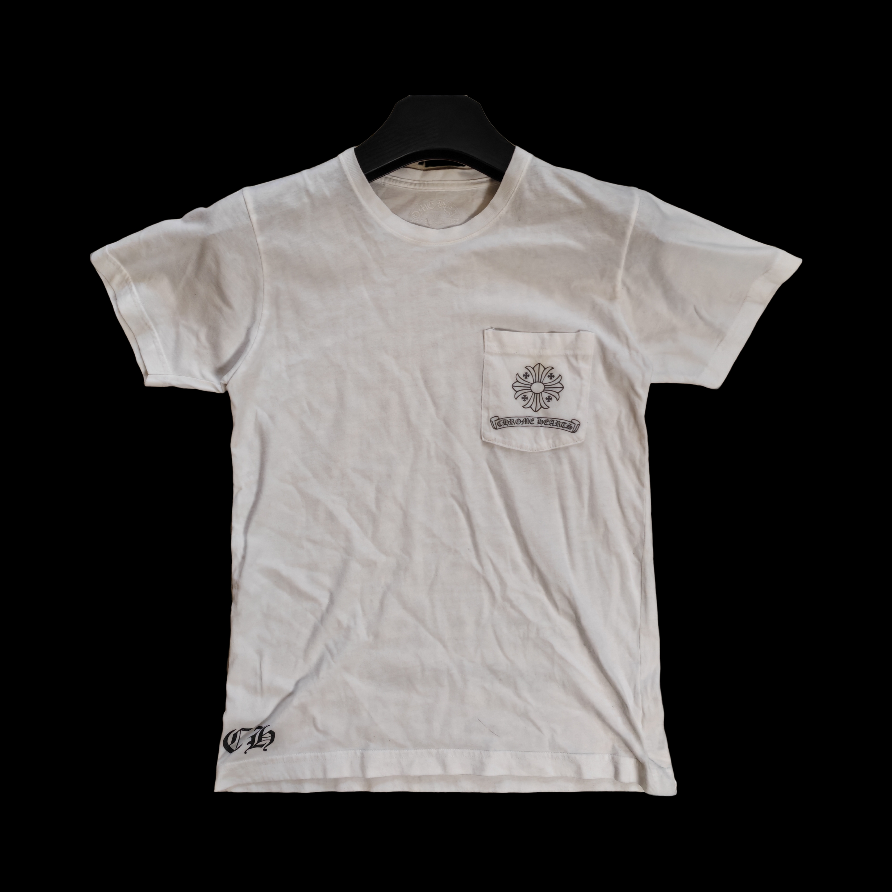 99新 Chrome Hearts/克罗心 克罗心满印 logo 短袖 S 码 