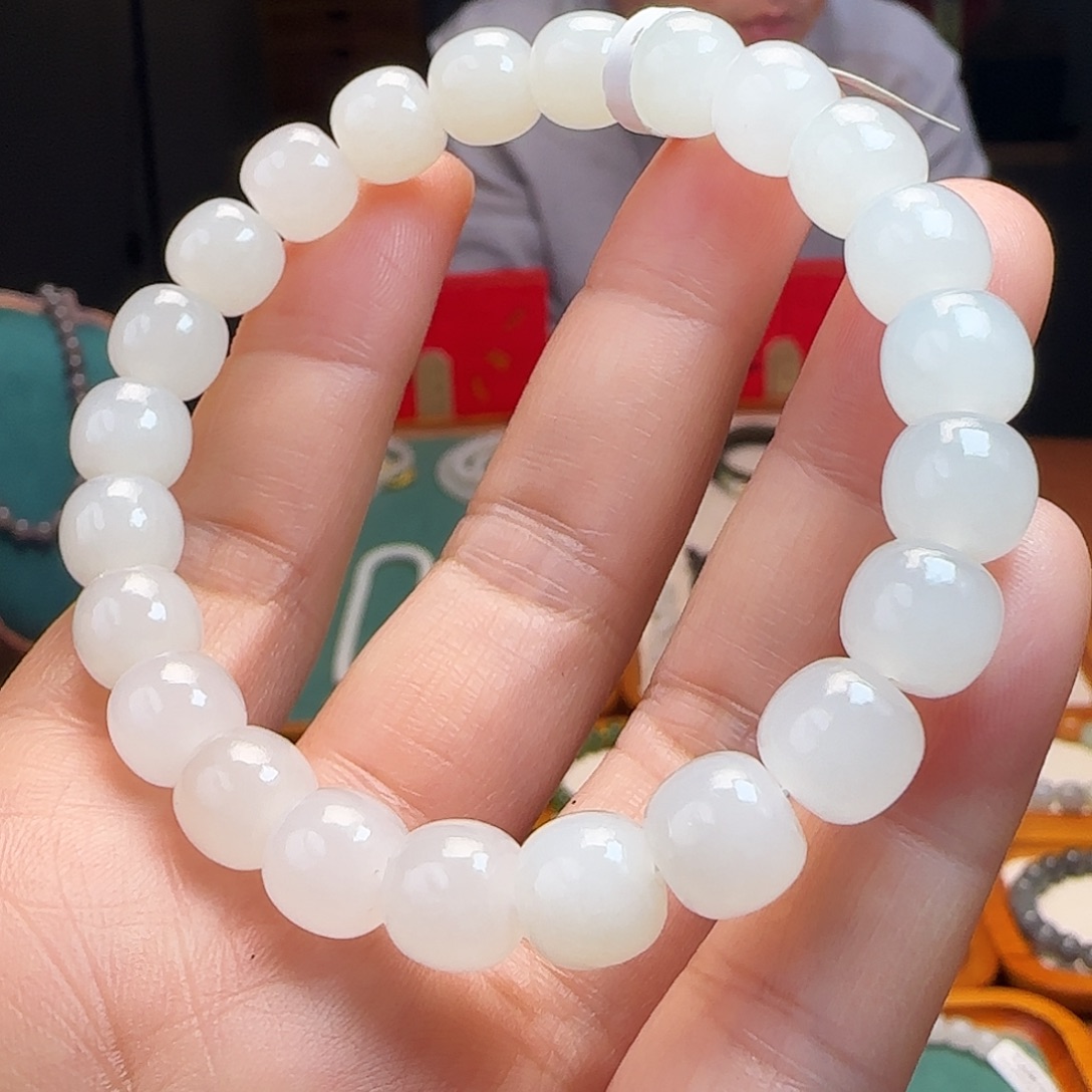 和田玉未镶嵌手链