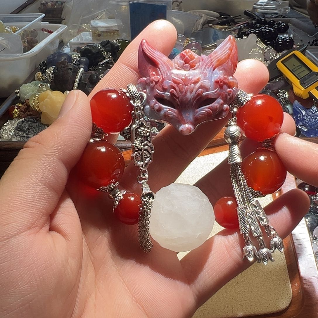 水晶手链未镶嵌水晶手链卡28咪