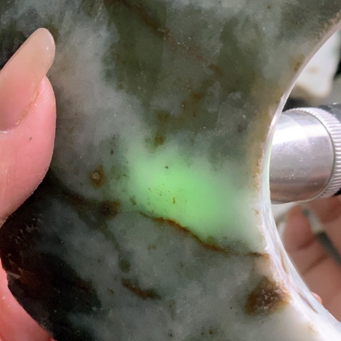 颈饰未镶嵌翡翠天然翡翠