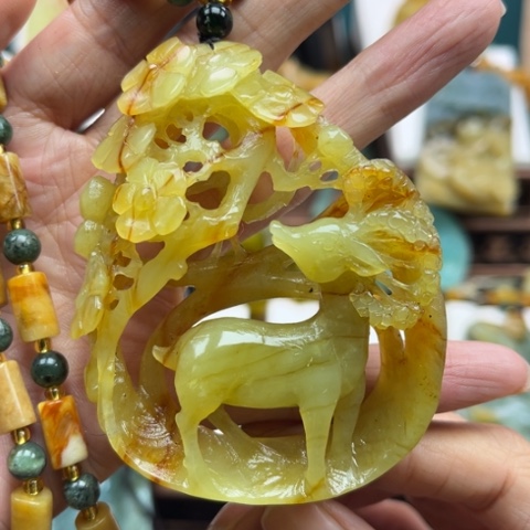 岫玉挂件未镶嵌挂件