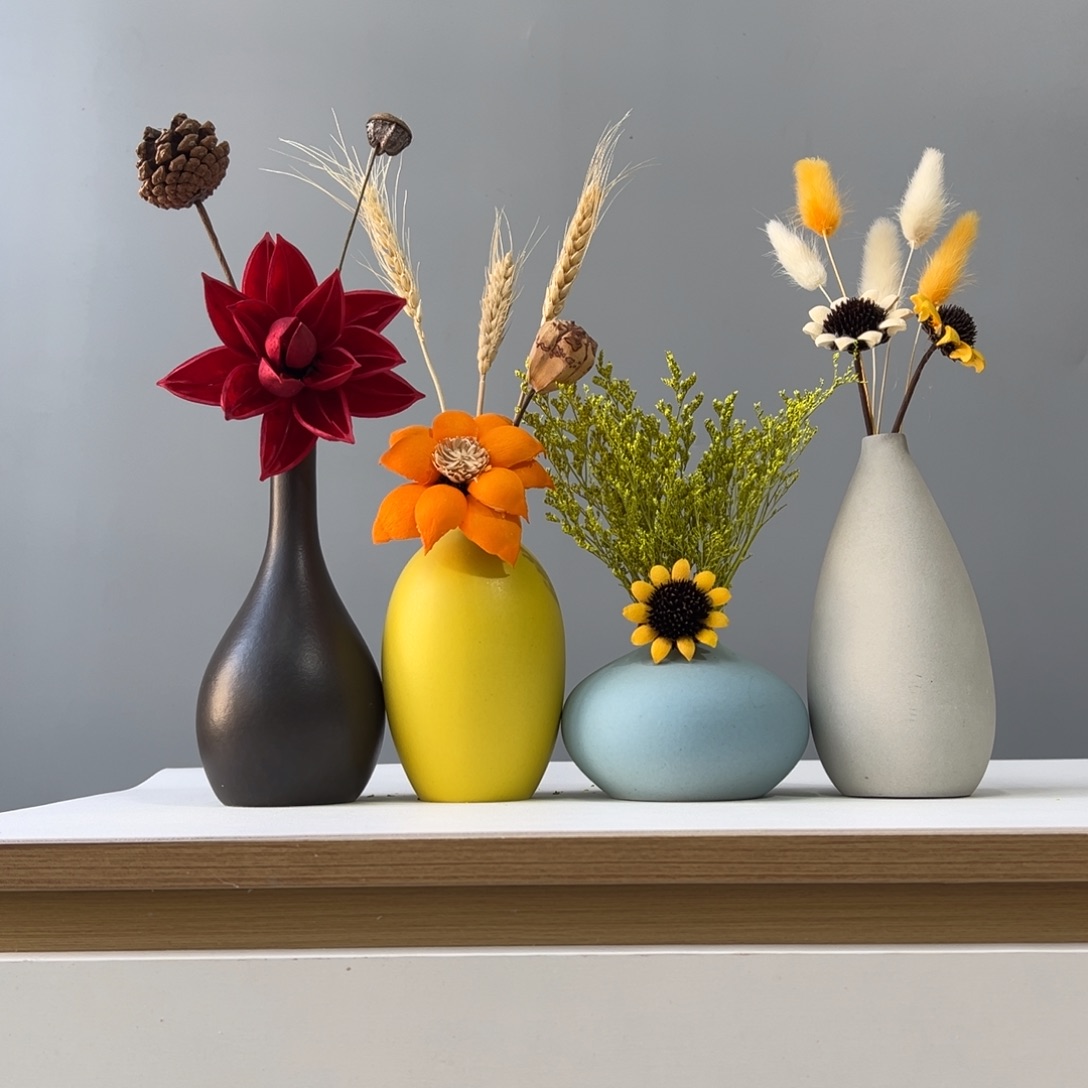 瓶花瓶带花高度20-30厘米左右