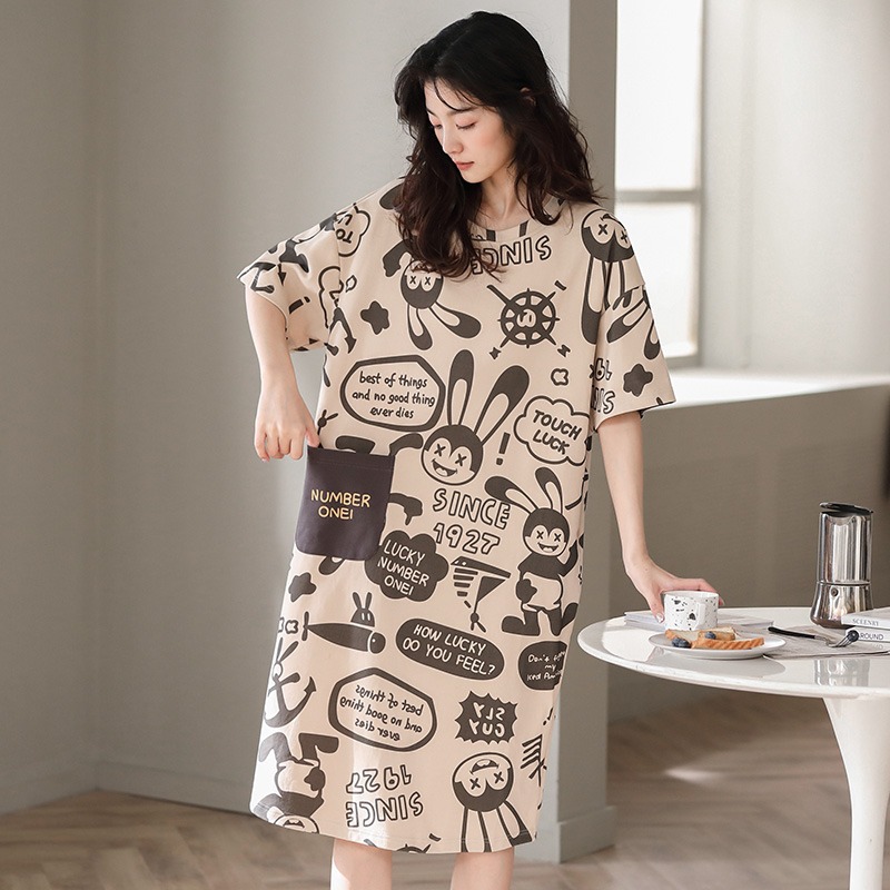 a35❤️80-180可穿浪漫性感蕾丝轻奢修身睡衣裙家居服