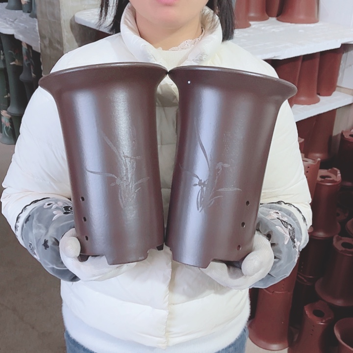 花盆紫砂宜兴紫砂精品花盆 