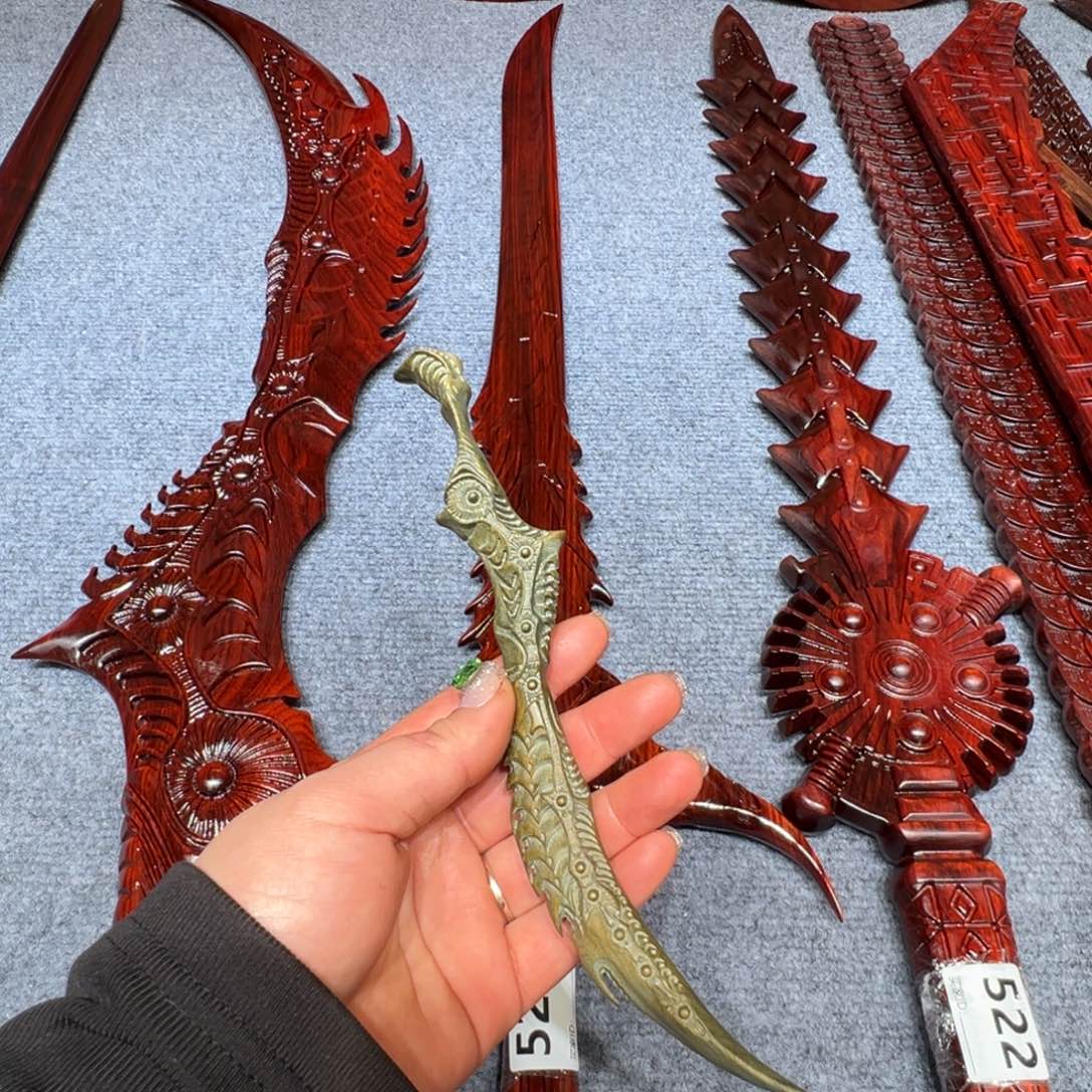 非洲紫檀（红花梨）金*十全