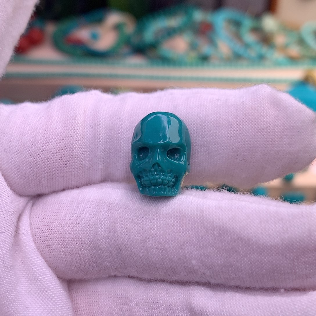 绿松石珠宝半成品未镶嵌