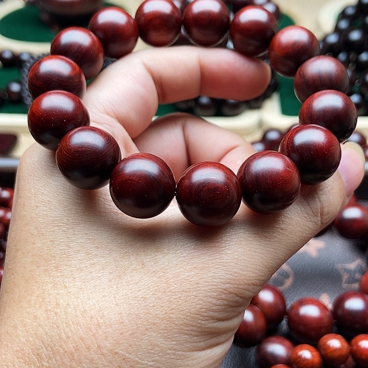 小叶紫檀手串/手链1.5原生态单圈