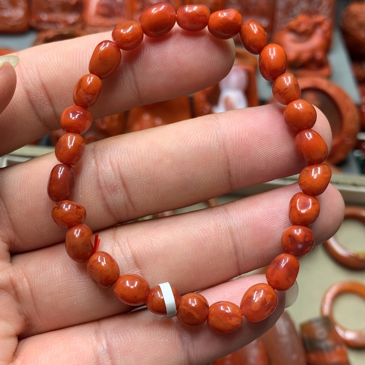 手串未镶嵌南红玛瑙